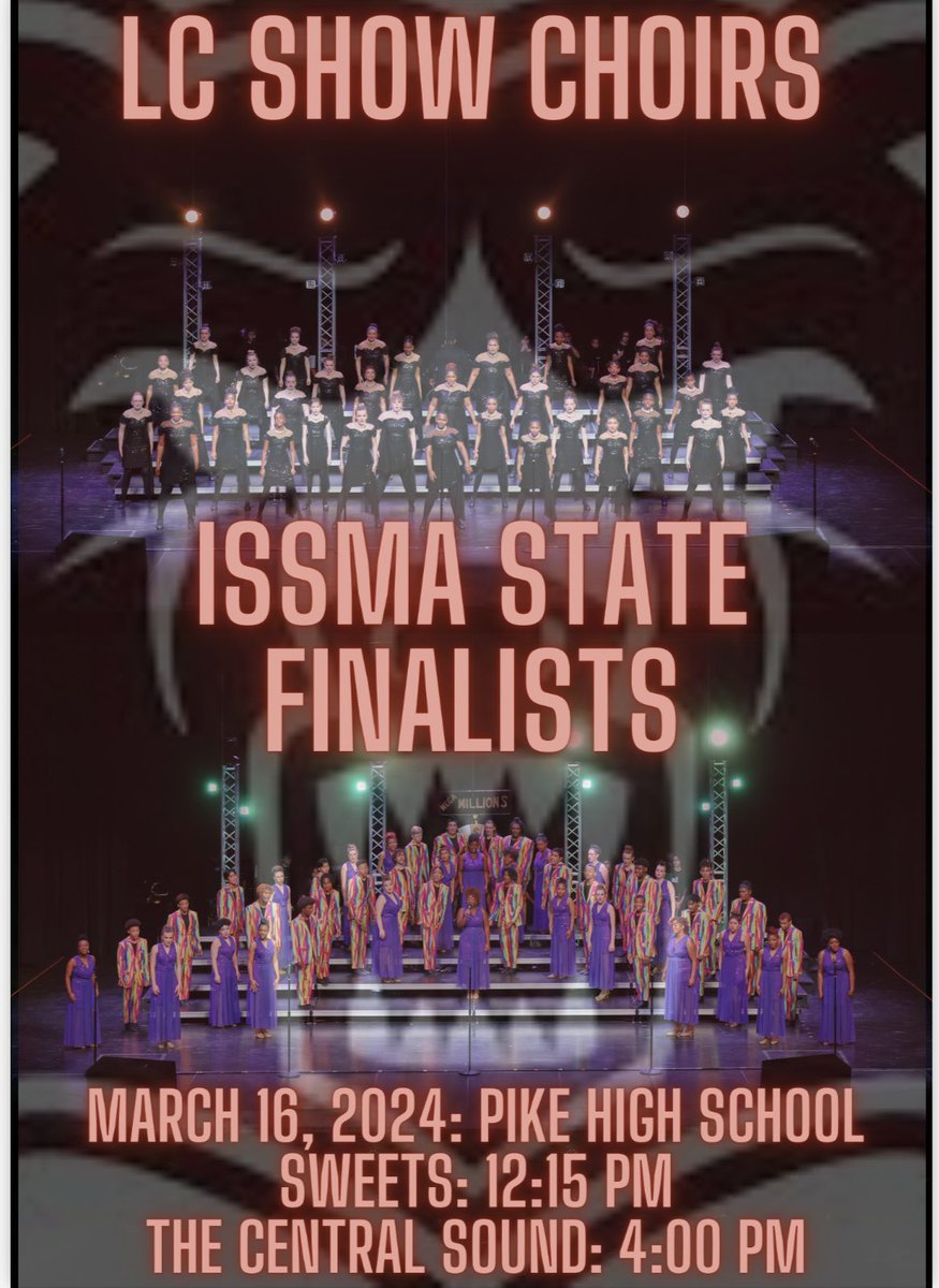 Tomorrow is the day! Wish us luck at ISSMA state finals! <a href="/ltgoodnews/">LT Schools</a> <a href="/LCHSBears/">Lawrence Central</a> <a href="/lcpaa/">LCPAA</a>