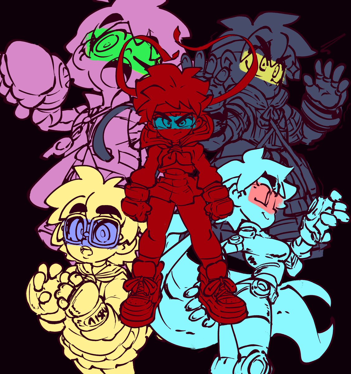 jellotsok's tweet photo. Since I didnt animate something this year, i just drew a bunch instead 
dang this character rocks 
#春日野さくら生誕祭 https://t.co/B2ug6rFI9G