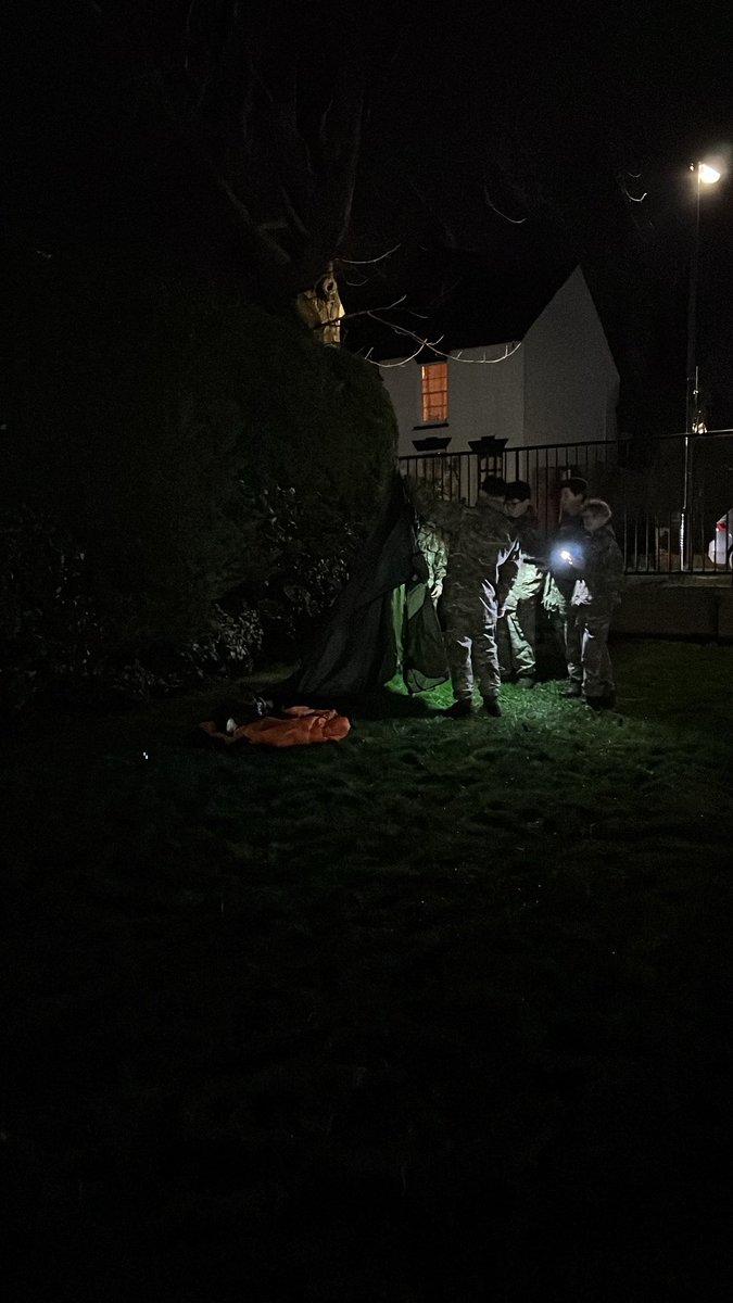 This is <a href="/229sqn/">229 Squadron ATC</a> junior cadets Initial Expedition Training. In the dark so a bit of a challenge! <a href="/aircadets/">RAF Air Cadets</a> <a href="/farnhamherald/">Farnham Herald</a> <a href="/FarnhamOfficial/">Farnham Town Council</a> <a href="/LoveFarnham/">Love Farnham ❤️</a>