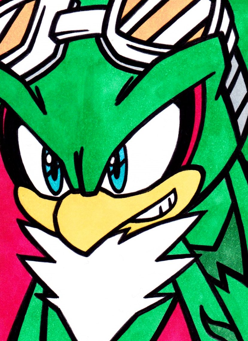 Green bastard #jetthehawk #sonic #sega #sonicthehedgehog #sonicriders #gaming #videogames #cyanidesoda #artistsontwitter #commissionsopen