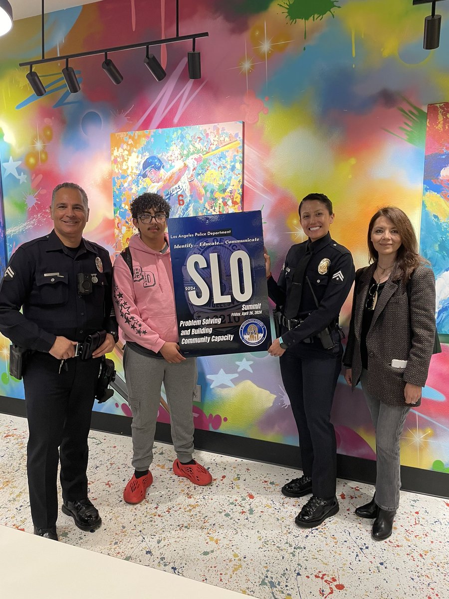 LAPD Public Engagement Section tweet media