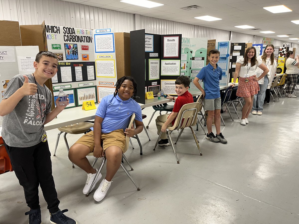 FreedomVolusia's tweet photo. Today was the Elementary Science Expo! 

Our 6 students in attendance were Elliot Anthony, Adley Breen, Reid Bridges, Colton Davis, Jayden Joyner and Emmie Ward!

Each student was interview by 3-5 teachers and then they were able to visit 10 different science/STEM stations! https://t.co/7FgdomXvzp
