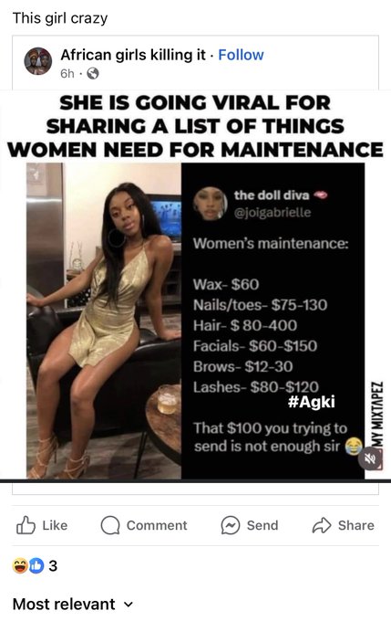 An fb homeboy said she&rsquo;s crazy bc of this post, he says he could get the lowdown bc he knows the hookups/plugs&hellip;