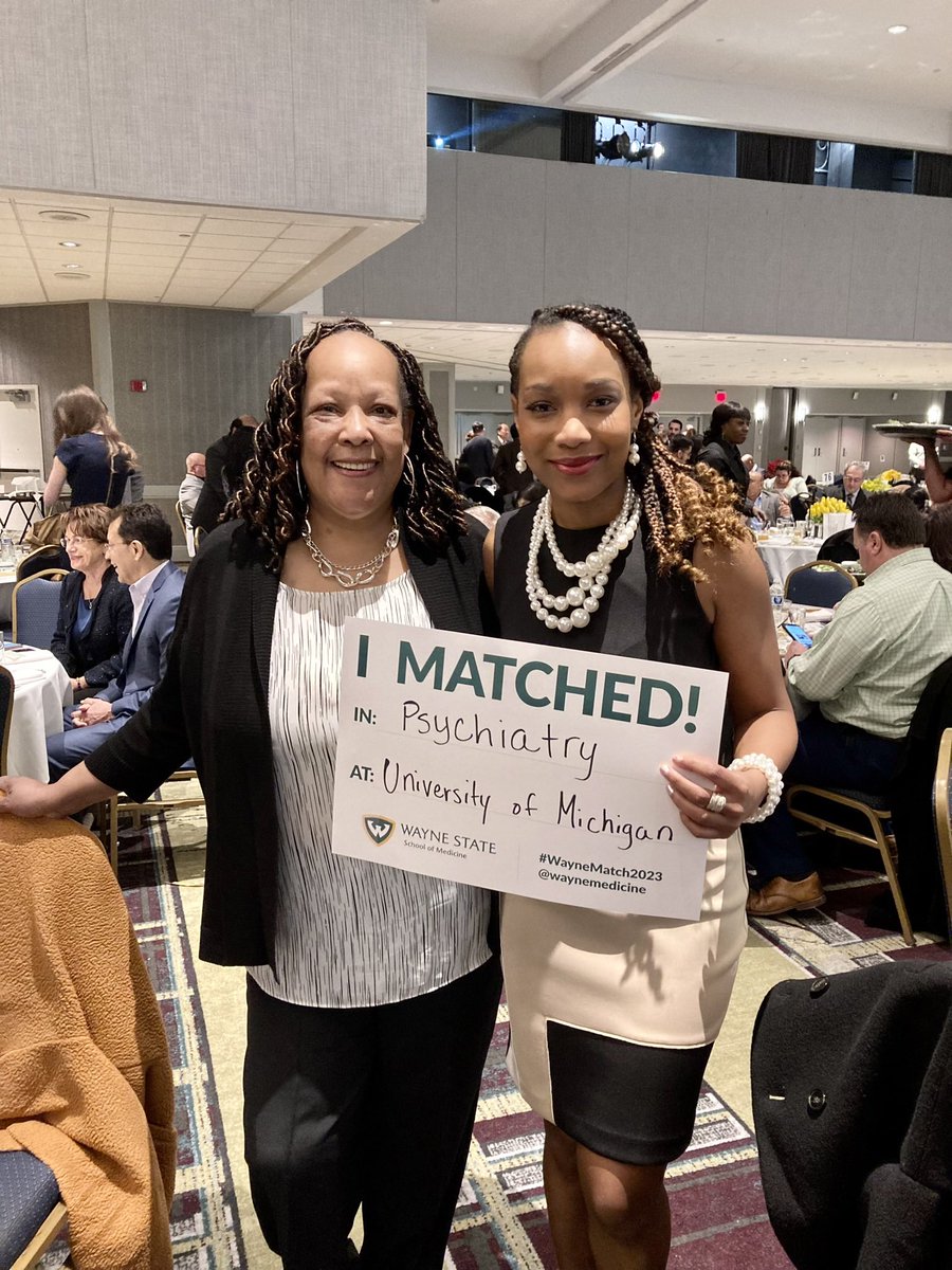 Congratulations to all who matched today! I remember how special it was to have those I love around me realize a dream come true! Love you ma, even though you be doing the most…😂TY for believing in me…🙏🏽 #2023match #2024match #throwback
