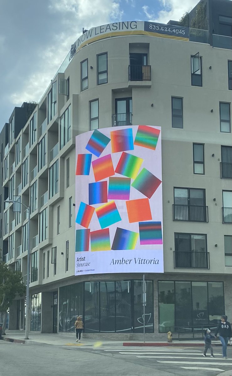 Always nice to see an artist you support getting some recognition on the streets of LA. This is the corner of Mariposa and 3rd St in Koreatown! I only own a couple pieces… I think we are still early! Let’s go !! <a href="/amber_vittoria/">Amber Vittoria</a> <a href="/garyvee/">Gary Vaynerchuk</a> #NFTartist #NFTartists