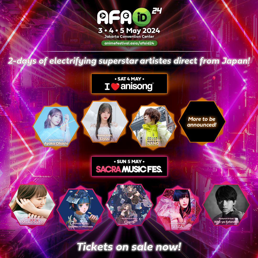 Anime Festival Asia (AFA) on X: 