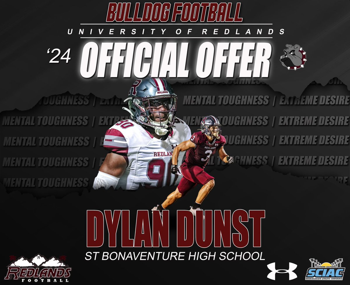 Dylan Dunst (@dylandunst) on Twitter photo Thank you Redlands, I appreciate the visit/offer!!! <a href="/UR_CoachMariani/">Joey Mariani</a> <a href="/UofR_Football/">Redlands Bulldog Football</a> Thank you Redlands, I appreciate the visit/offer!!! <a href="/UR_CoachMariani/">Joey Mariani</a> <a href="/UofR_Football/">Redlands Bulldog Football</a>