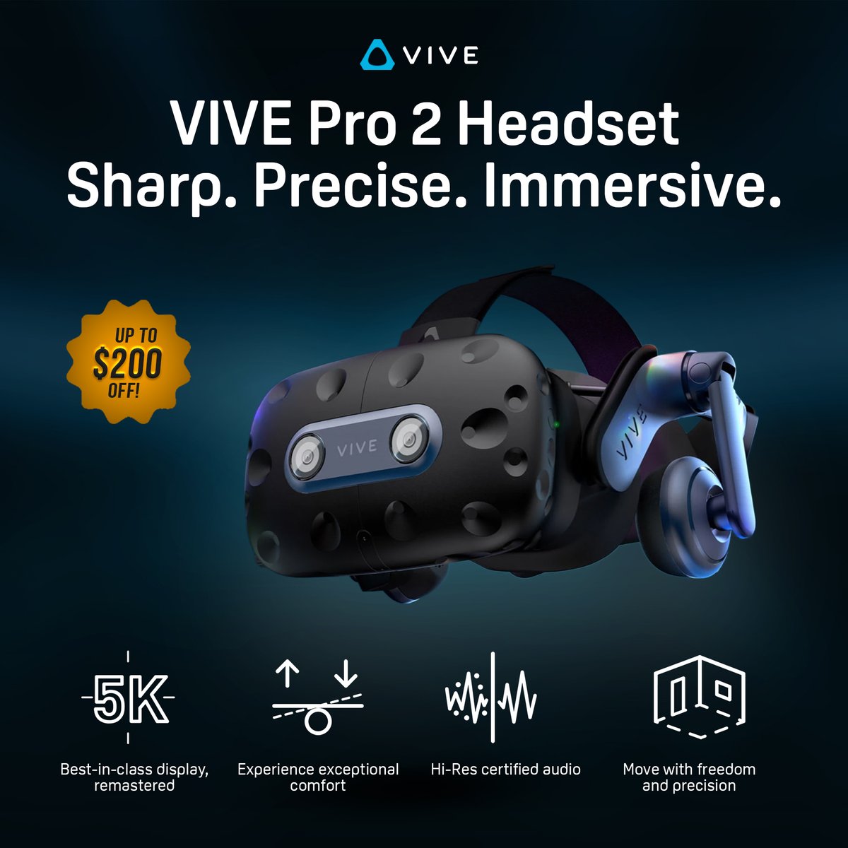 htcvive's tweet photo. Unlock savings of up to $200 on the highly anticipated sequel to the award-winning VIVE Pro series: https://t.co/pDk9EsTcM1
#VRHeadset #VRBaseStation #VRTech #VIVEPro2 #VIVESpringSale https://t.co/FkgNwnYgXu