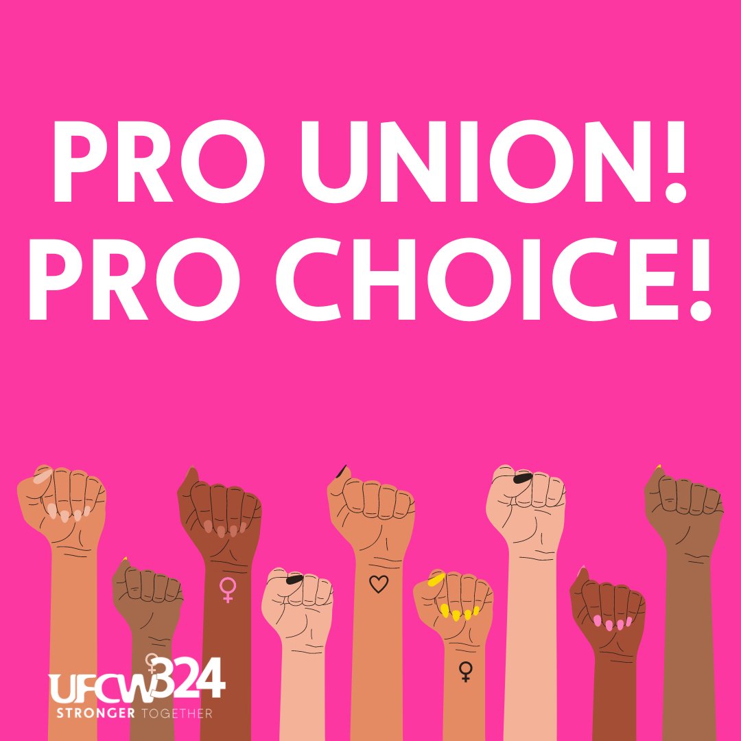 Proud to support Planned Parenthood workers fighting for a voice on the job. #ProUnionProChoice