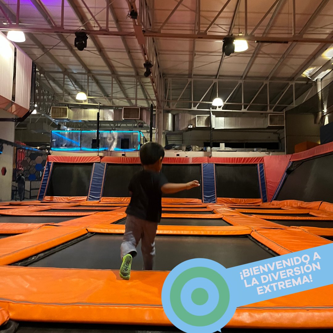 🎉🌟¡Descubre nuestro increíble Trampoline Park en #UPNJOY!🌟🎉

Utiliza nuestras atracciones de fuerza, agilidad y equilibrio para disfrutar al máximo.

¡Reta a tus amigos a una competencia divertida! 💪😄 

🟡Te esperamos