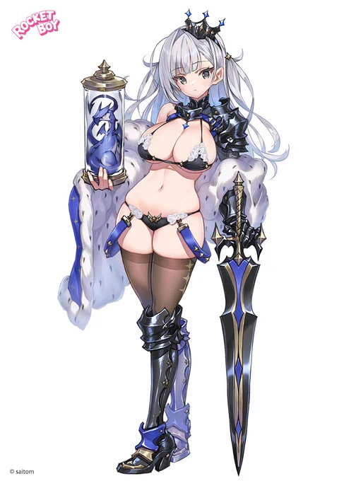 【初お披露目】『saitom』さんイラスト「『ドラゴン使いの姫』 ドラゴンテイマー プラテア」原型制作:アビラ#ロケットボーイ #エロホビ 