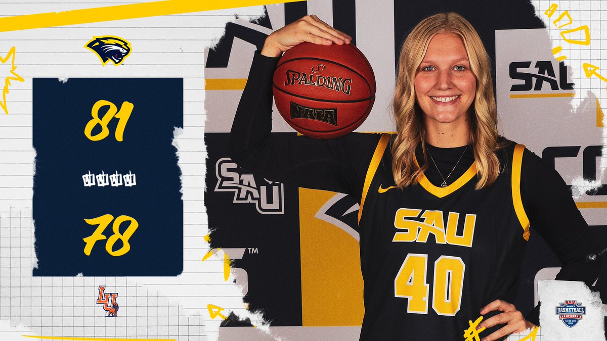 🏀 | 𝐌𝐨𝐯𝐢𝐧𝐠 𝐨𝐧! ➡️ @SAUCougarsWBB defeats Langston (OK) in the #NAIAWBB National Championship First Round. The Cougars will play tomorrow at 7 p.m. ET for a chance to advance to the Round of 16 at the national tournament final site!