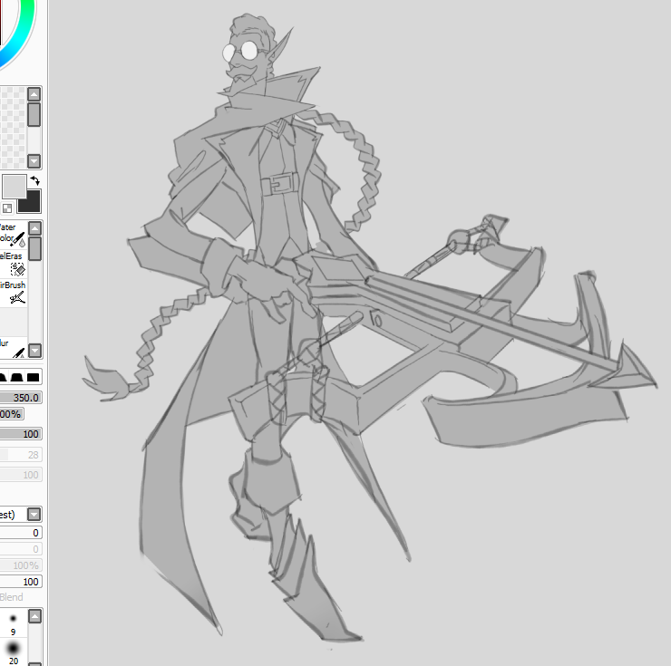 sketchywindow's tweet photo. i love how enormous weapons are in v rising https://t.co/b25Q6dBpis