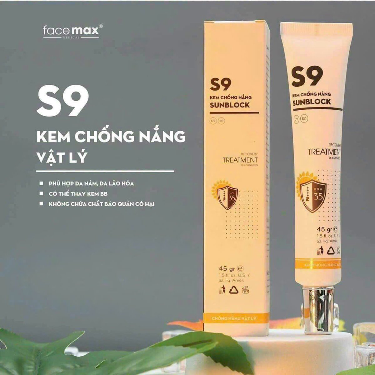 bapbebong1's tweet photo. SIÊU PHẨM CHỐNG NẮNG S9 VẠN NGƯỜI MÊ CỦA FACEMAX THÀNH NGUYỄN SKIN https://t.co/okJpsLMPGJ