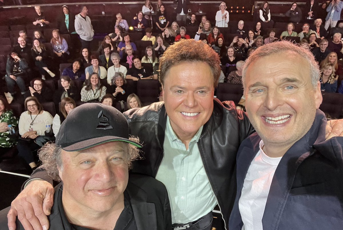 Today @PhilRosenthal & I recorded our 100th episode of “Naked Lunch” with @donnyosmond who was a true dream guest & gracious host at @HarrahsVegas. Follow our podcast here so you don’t miss it when he share it not on the 12th of Never, but next week! podcasts.apple.com/us/podcast/nak…