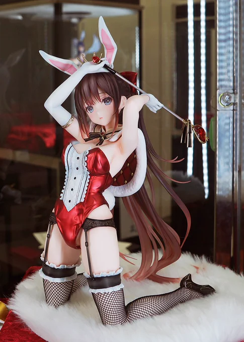 【好評受注中】『DSマイル』さんイラスト「Sarah -Red queen-」原型制作:白鳥小晴バインディング #エロホビ 