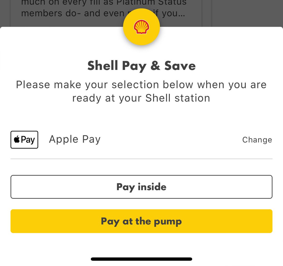 coffeerequired's tweet photo. @Shell  is there anyway to increase the $100 limit per fill up? My fuel tank is 100 liters (26.42 gallons) so two transactions is not ideal. go inside sure but how about via Shell Pay &amp; Save pay at the pump? https://t.co/8auwvON4iv