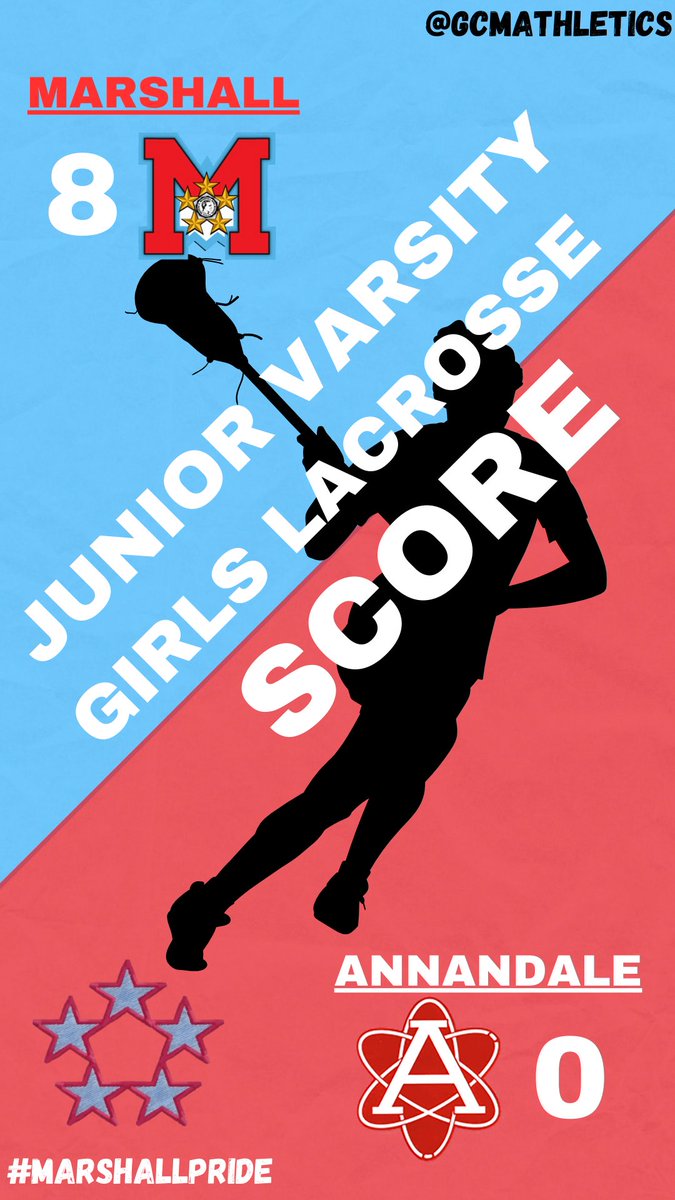 Lady Statesmen JV Lacrosse Final Score:

Marshall 8, Annandale 0.

🥍🥍🥍
<a href="/LaxGCM/">Marshall Glax</a> 
#marshallpride