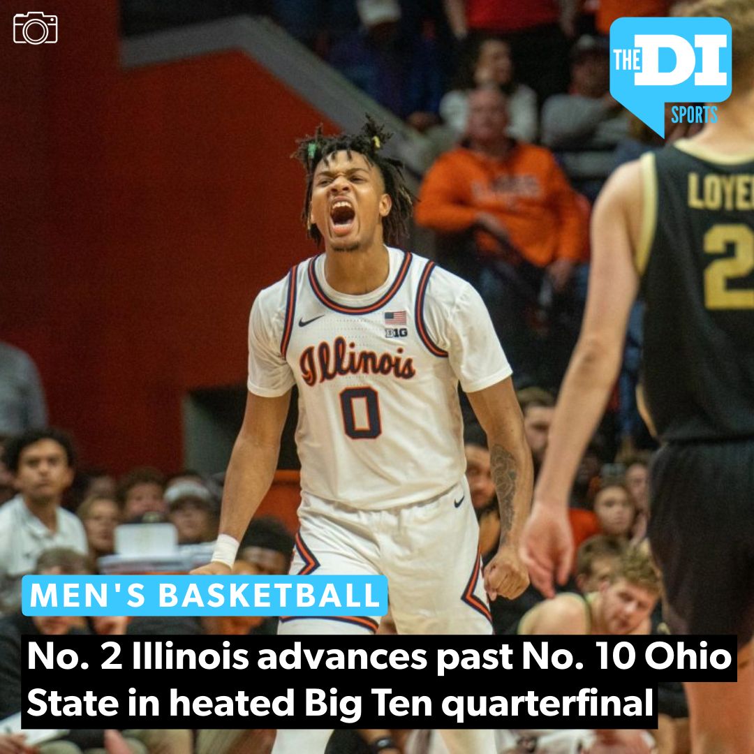 It’s postseason time for Illinois men’s basketball, and head coach Brad Underwood’s squad got off to a positive start on Friday night in Minneapolis with a quarterfinal win. 📲 Click the link to read more: dailyillini.com/sports-stories…