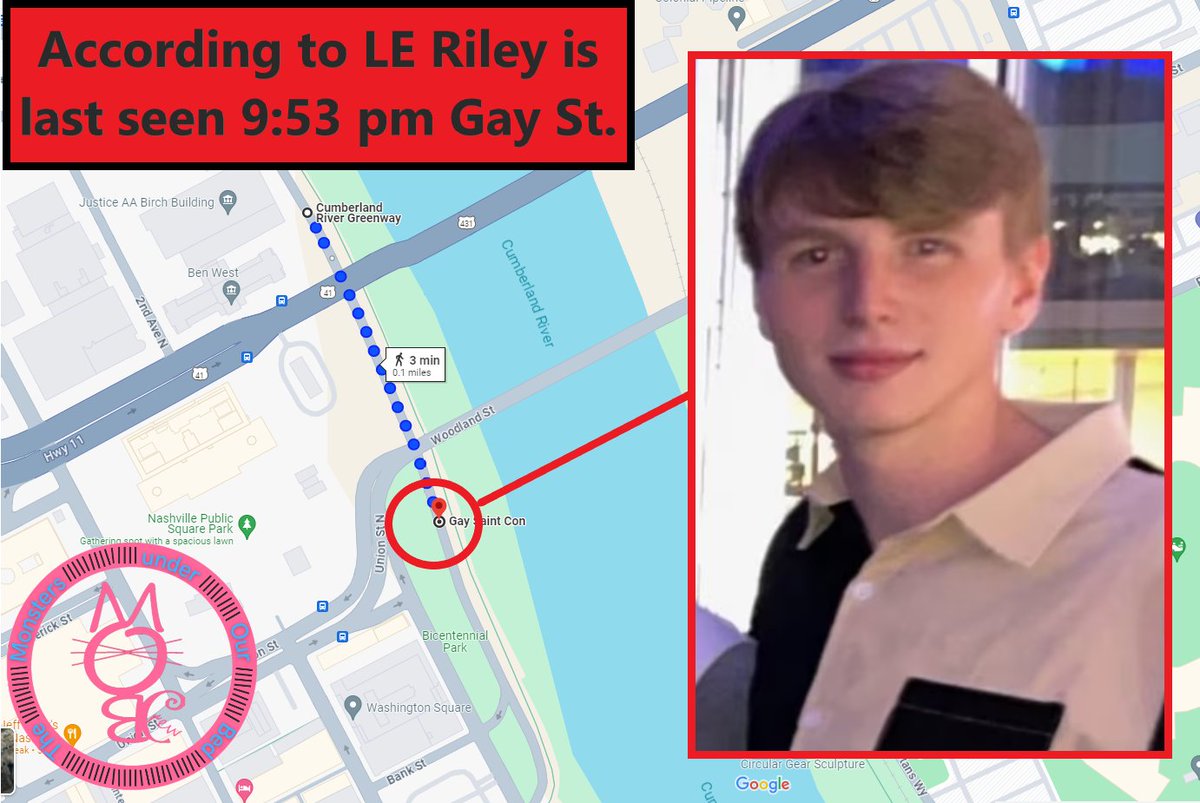 JointheMOBcrew's tweet photo. Have #Nashville PD asked about checking two dash cams from two NPD cars passing area of last known location of #RileyStrain at approx. 9:54 pm just yards from #FindRileyStrain was last seen at 9:53pm? ATTENTION!! @MNPDNashville @FOXNashville @NewsNation @lukebryan https://t.co/9m2gbfY7VO
