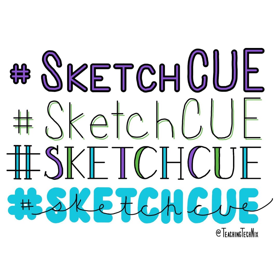 Hey #WeAreCUE friends! Do you sketchnote? Let’s all share our #CUE24 learning with the #SketchCUE tag. Get those pens, pencils, and styli ready! Can’t wait to see you at #SpringCUE next week.