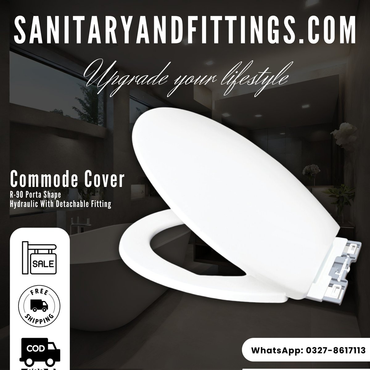 Product Code: R90 Seat Cover (Porta Shape)
Product Link: sanitaryandfittings.com/product/hydrau…

Free Shipping
Cash On Delivery

Star Collection
g.co/kgs/t4jGde

Contact: 0327-8617113

#sanitaryandfittings #bathroomaccessories #bathroomimprovement #toiletseatcover #washroomdecor