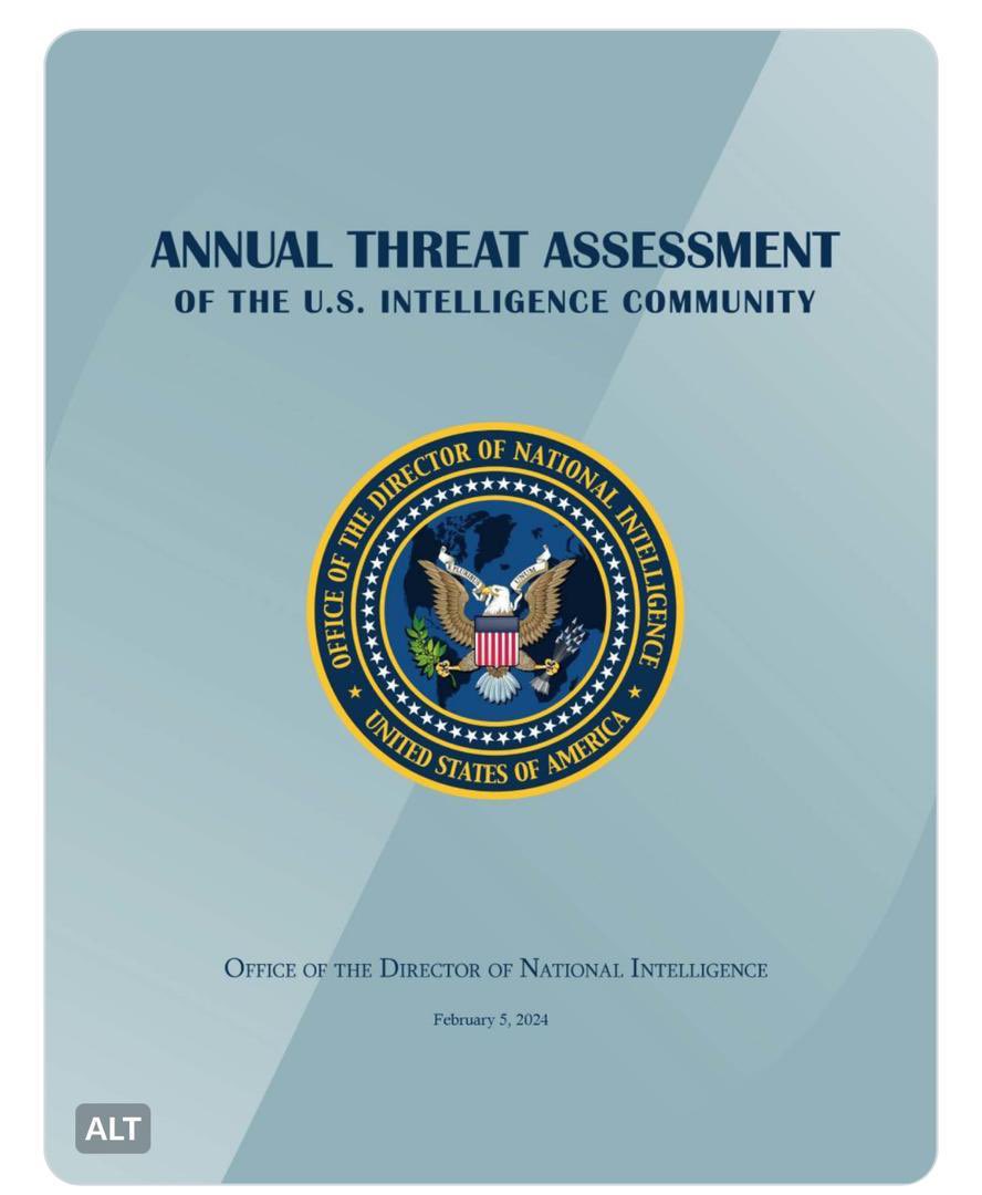 Hoy, La Oficina del Director Nacional de Inteligencia de EEUU publicó su “Evaluación Anual de Amenazas”. Allí predice sobre Venezuela: 1-La victoria electoral del Presidente Maduro y la debilidad de la oposición interna para obtener victorias electorales.