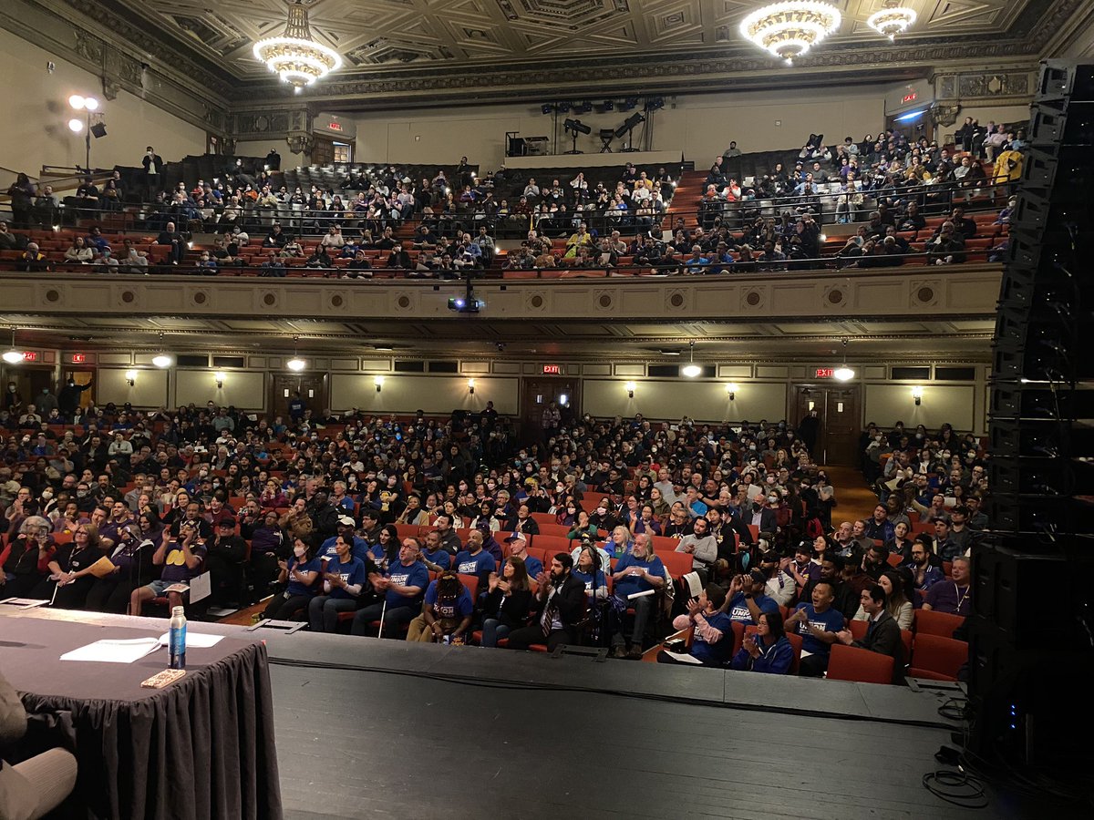 Wednesday over 1500 City workers from @seiu1021 @ifpte_local21 @sflabor tuned out for #strikeschool to learn how & why to strike. We’re fighting to #fixsf instead of spending $$$ on contractors, to fill city jobs & invest in services for our communities. We are ready to fight.