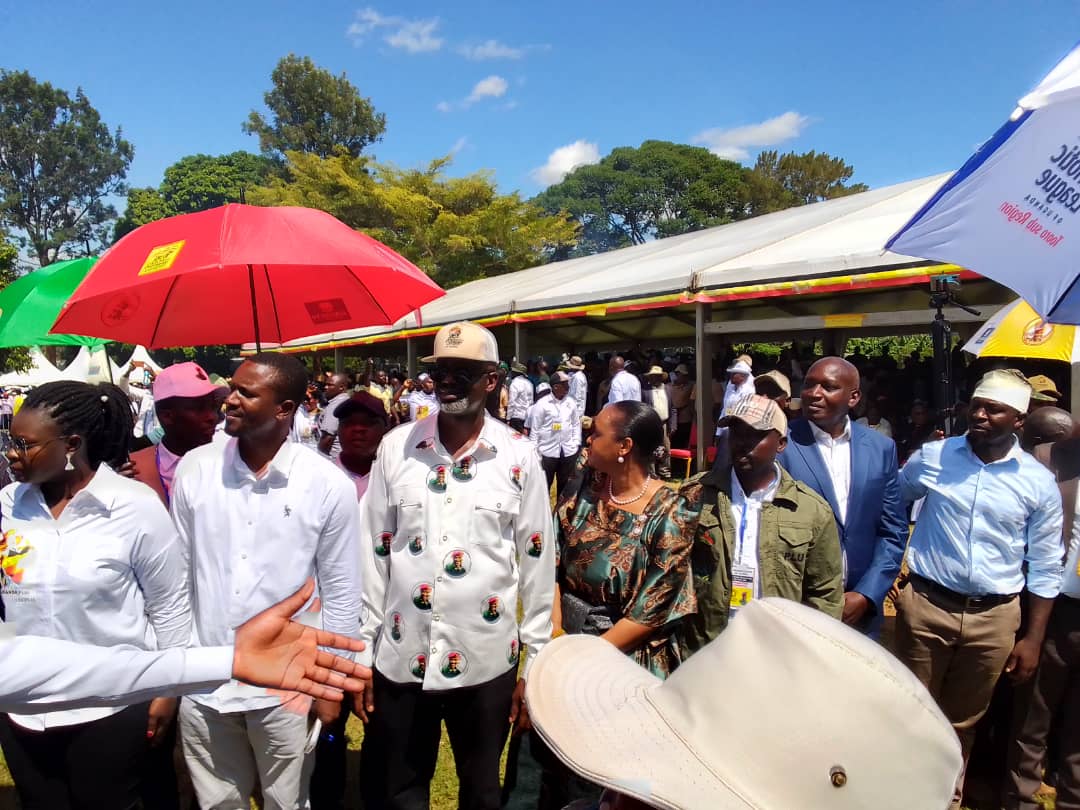 kkamuugisha's tweet photo. A big,strong and guiding PLU message from the Chairman PLU @mkainerugaba to all Ugandans while at Masaka.

Thank you Greater Masaka for witnessing and confirming the message of transformation. https://t.co/JSMj10T27R