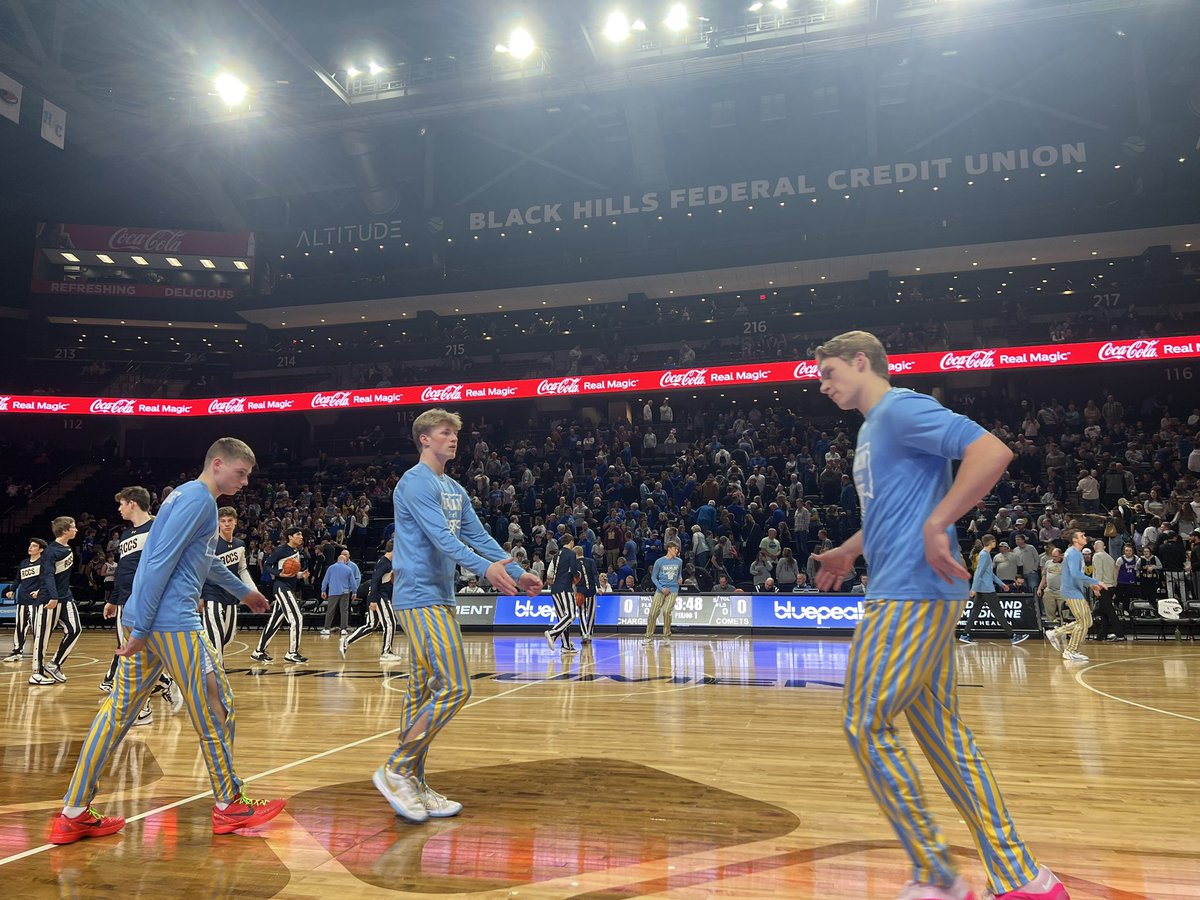 State Semis. No. 6 Rapid City Christian (21-3) vs. No. 2 Hamlin (21-3) at Summit Arena. The winner advances to face Sioux Falls Christian in the Class A State Championship Game tomorrow. Follow for updates #sdpreps