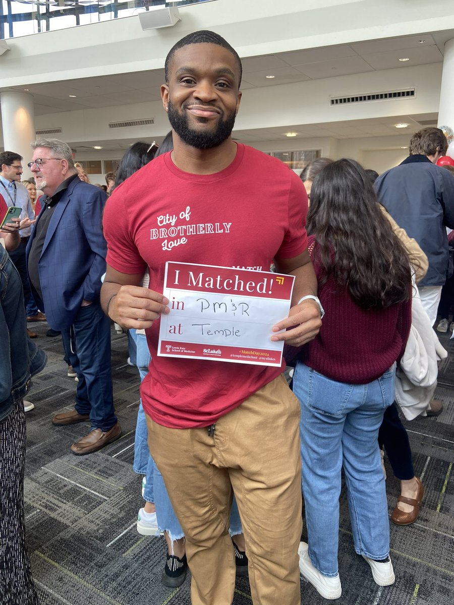 All the time, God is good. God is good, all the time. Excited to start my PM&R training at the same place that introduced me to PM&R @TempleMossPMR #Physiatry #Match2024