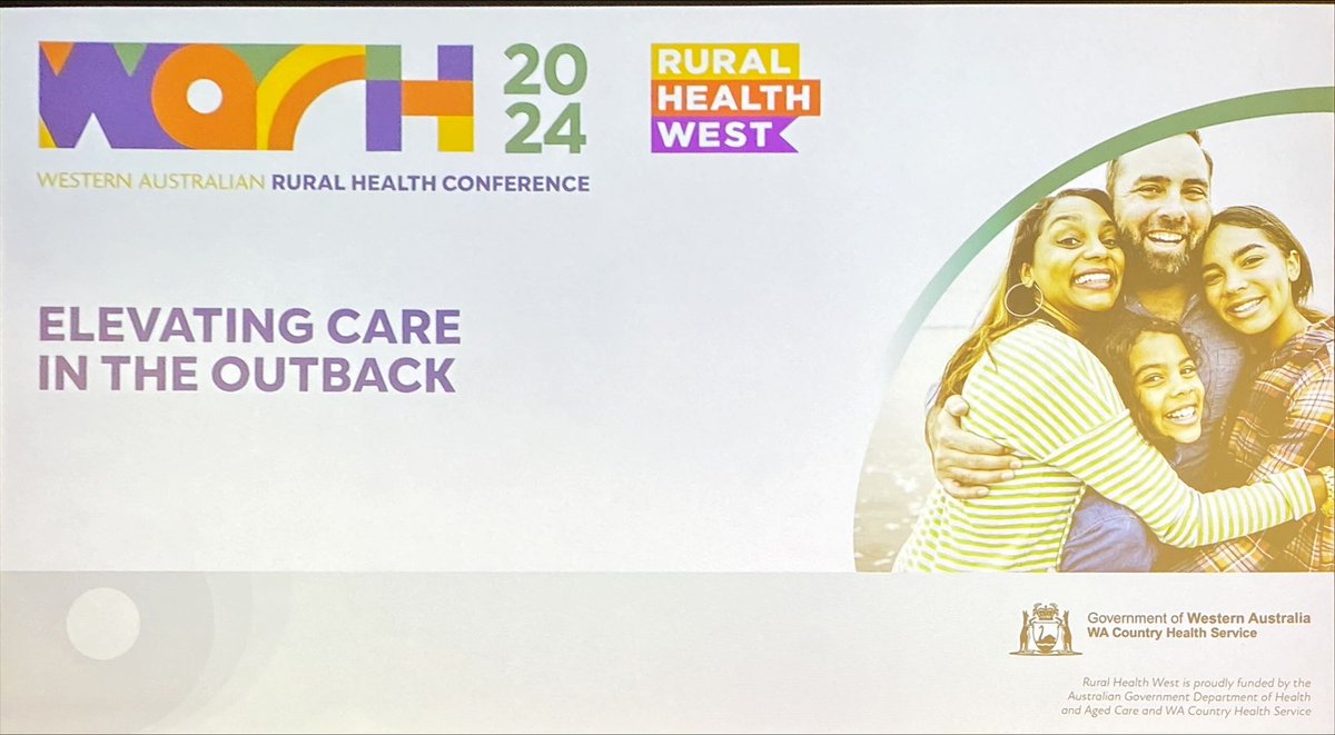 Looking forward to a great weekend with my colleagues in the West! @RuralHealthWes1 @ACRRM