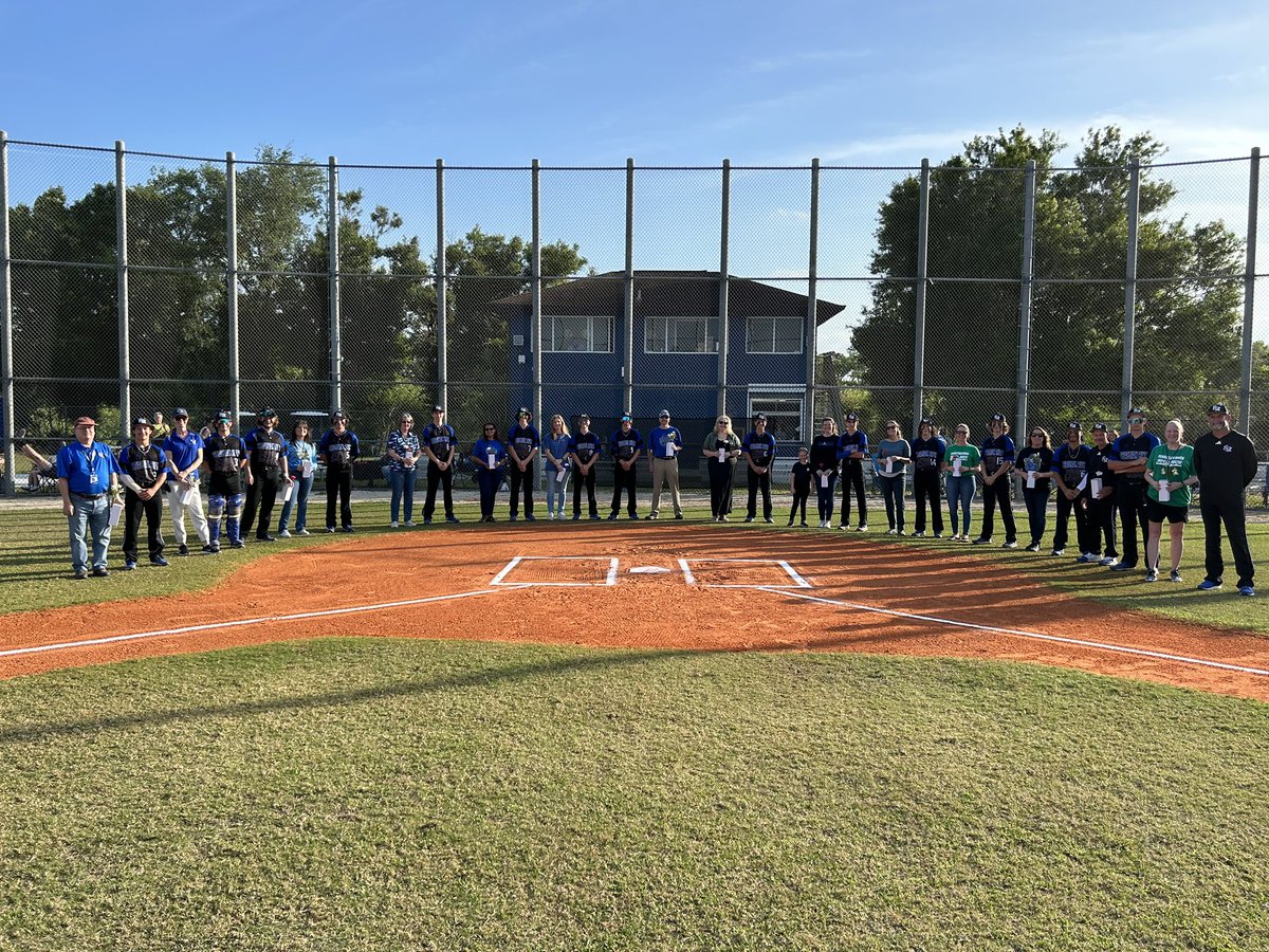Shark Baseball had Teacher Appreciation night where players got to walk on the field with a teacher that has made an impact on their academic life. They also got the walkoff win over over Fort Pierce Central 7-6 with a hit Thomas Villars. @SRHS_SHARKS