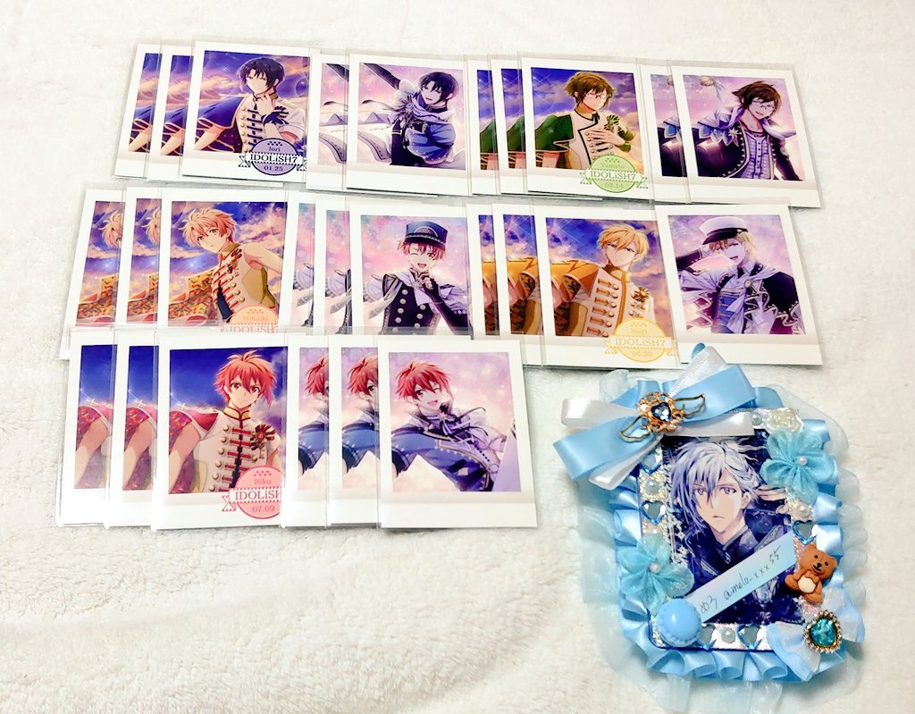 melo_xxx55's tweet photo. 【交換】アイナナ ぱしゃこれ 12弾

《譲》☆一織 大和 三月 ☆壮五 ナギ 陸☆楽  龍之介 千 巳波 トウマ 虎於

《求》箔：☆天2>☆悠1>環
N：天>環
☆は天と悠とのみ
記念日⇔記念日。
REUNION⇔REUNION

お気軽にお声がけください。
纏めて優先
郵送交換のみ
箔は1:1の交換️⭕️です。 https://t.co/kAA0PMxBCq