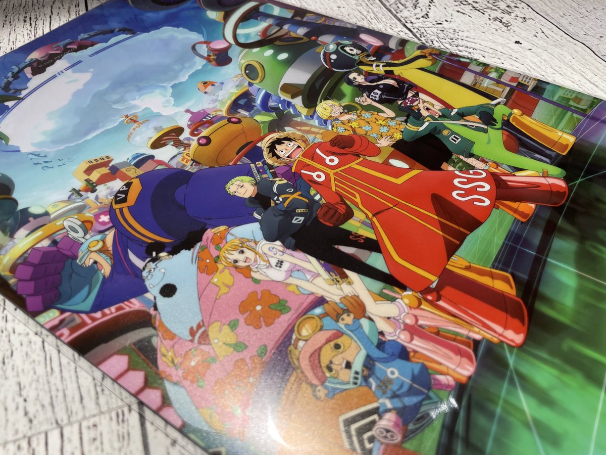 ワンピース　麦わらストア限定クリアファイル ワンピース】麦わらストア in バンダイナムコ Cross Store クリア