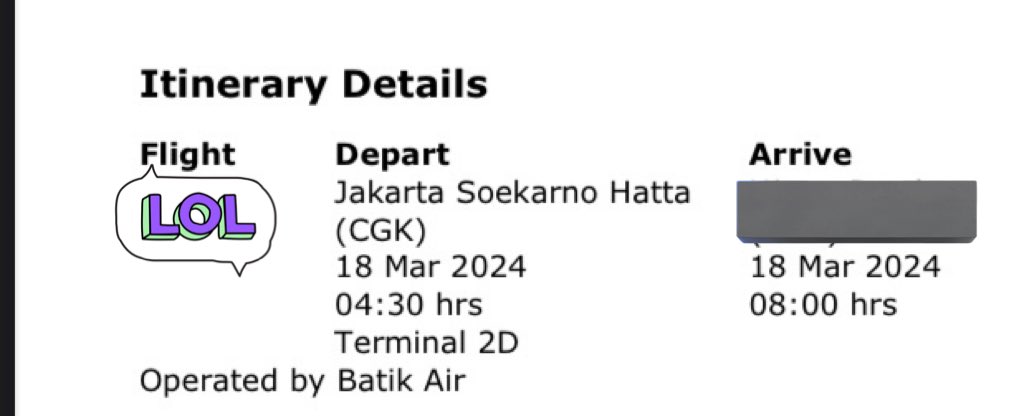satrialsmn's tweet photo. Sering bgt majuin flight woi @BatikAirINA https://t.co/sANVuIEoyN