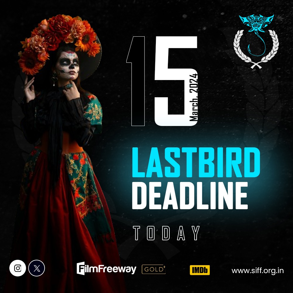 Last chance to submit your film to the Stingray International Film Festival! Don't miss out on this amazing opportunity to showcase your talent. 

The deadline is today, so submit now via filmfreeway.com/StingrayIntern… by using the code STING12

#stingrayiff #lastbirddeadline