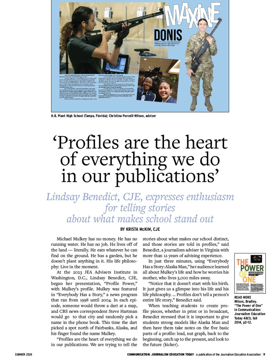 ‘Profiles are the heart of everything we do in our publications.' Lindsay Benedict, CJE, told Krista McKim, MJE, for an article in the summer issue of C:JET magazine. For members only.