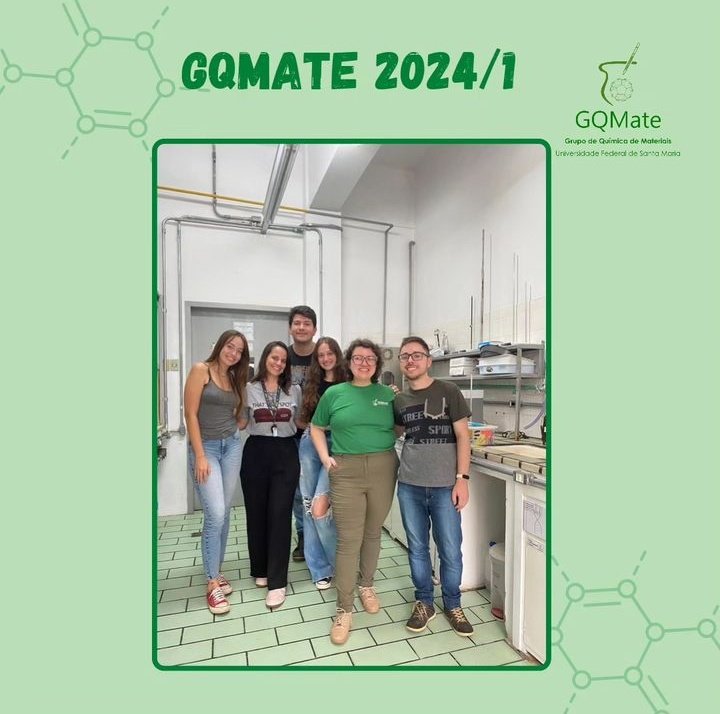 Grupo de Química de Materiais na conformação 2024/1!!!