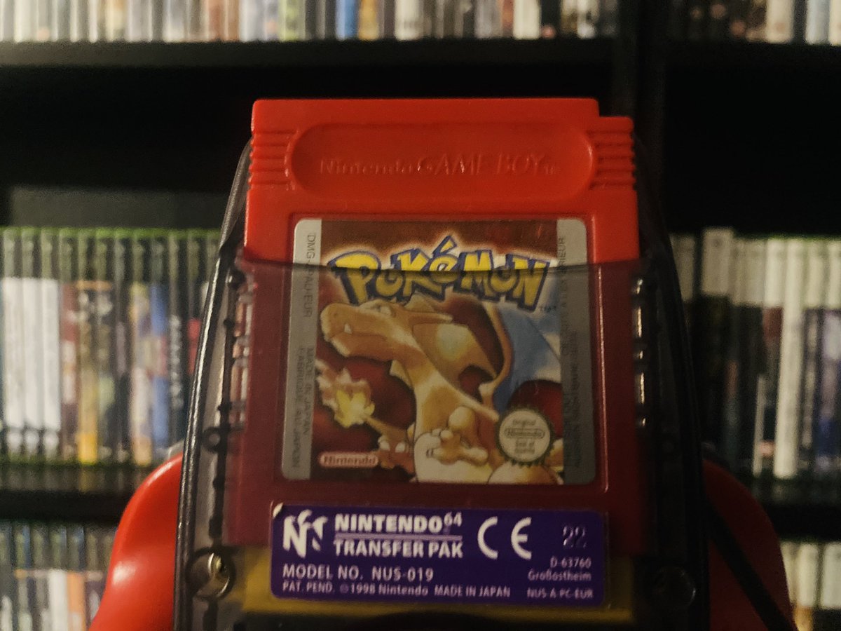 My next video will be about game boy games with extra features. Here’s a little spoiler with Pokémon Red in the transfer pak for Pokémon Stadium! #Pokemon #Nintendo #NINTENDO64