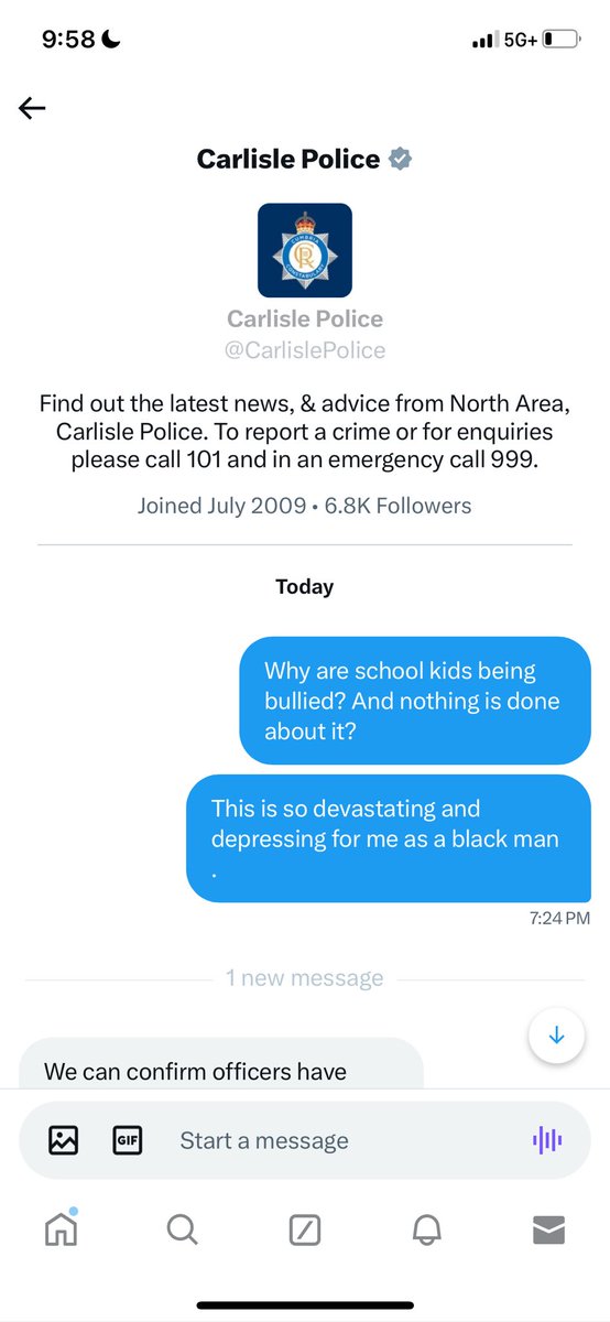 kingdavido05's tweet photo. @Oluomoofderby @CarlislePolice @RishiSunak @BBCBreaking @SkyNews @Oluomoofderby according to the responds from the @CarlislePolice arrest has been made. Thanks to everyone for escalating this situation that is so depressing and devastating. And thanks to @CarlislePolice for the swift action. https://t.co/C4CpZlrWX7