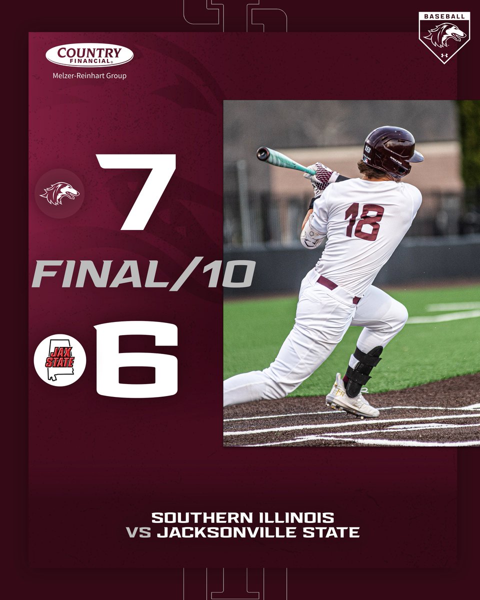 SIU_Baseball's tweet photo. 𝙒𝘼𝙇𝙆. 𝙄𝙏. 𝙊𝙁𝙁.

Salukis take the series opener after @hesstongray27 homers in the 10th inning!

#Salukis | #DawgBall https://t.co/8ZPL1SmxG7