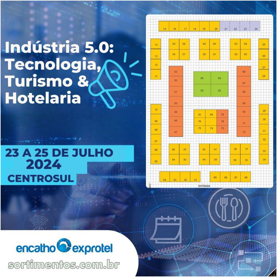sortimentos's tweet photo. Encatho & Exprotel 2024
Data e comercialização de espaço no encontro e feira para hoteleiros e turismo
https://t.co/uO0MirsUZQ
#Hotelaria #IndústriadeHotéis #SetorHoteleiro #Hoteleiro #ABIHSC #Florianópolis #Turismo #FeiradeTurismo #EncathoeExprotel #Encatho #FeiradeHotelaria https://t.co/JvdgzU9KiQ