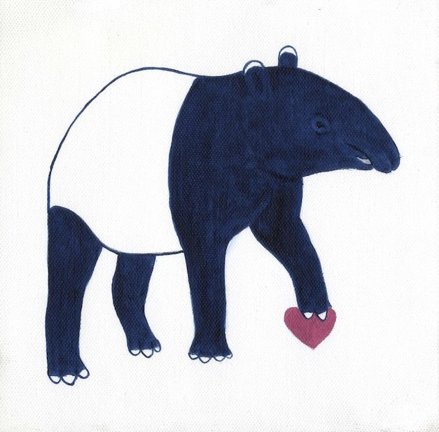 roron_animals's tweet photo. マレーバク（ハート） | droppunch https://t.co/BqvflVGDEF 

#illustrate #illustration #art #painting #paint #artwork #illust #drawing #Tapirusindicus
#animals #イラストレーション #マレーバク #動物 #BASEec @roron_animals https://t.co/gUQ0P5V0fs