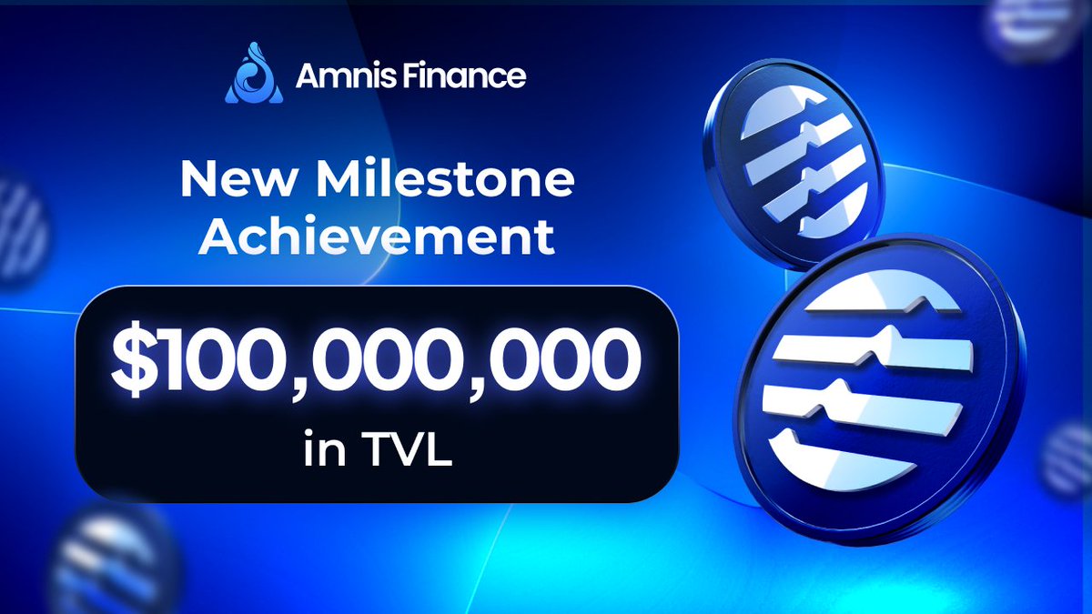 AmnisFinance's tweet image. Happy Weekend, Amnis Users! 

We've just surpassed $100M+ in Total Value Locked (TVL), marking a significant milestone for all of us!

Thanks to your unwavering support and the dedication of our hard-working team, we've experienced rapid growth like never before.

Let's continue…