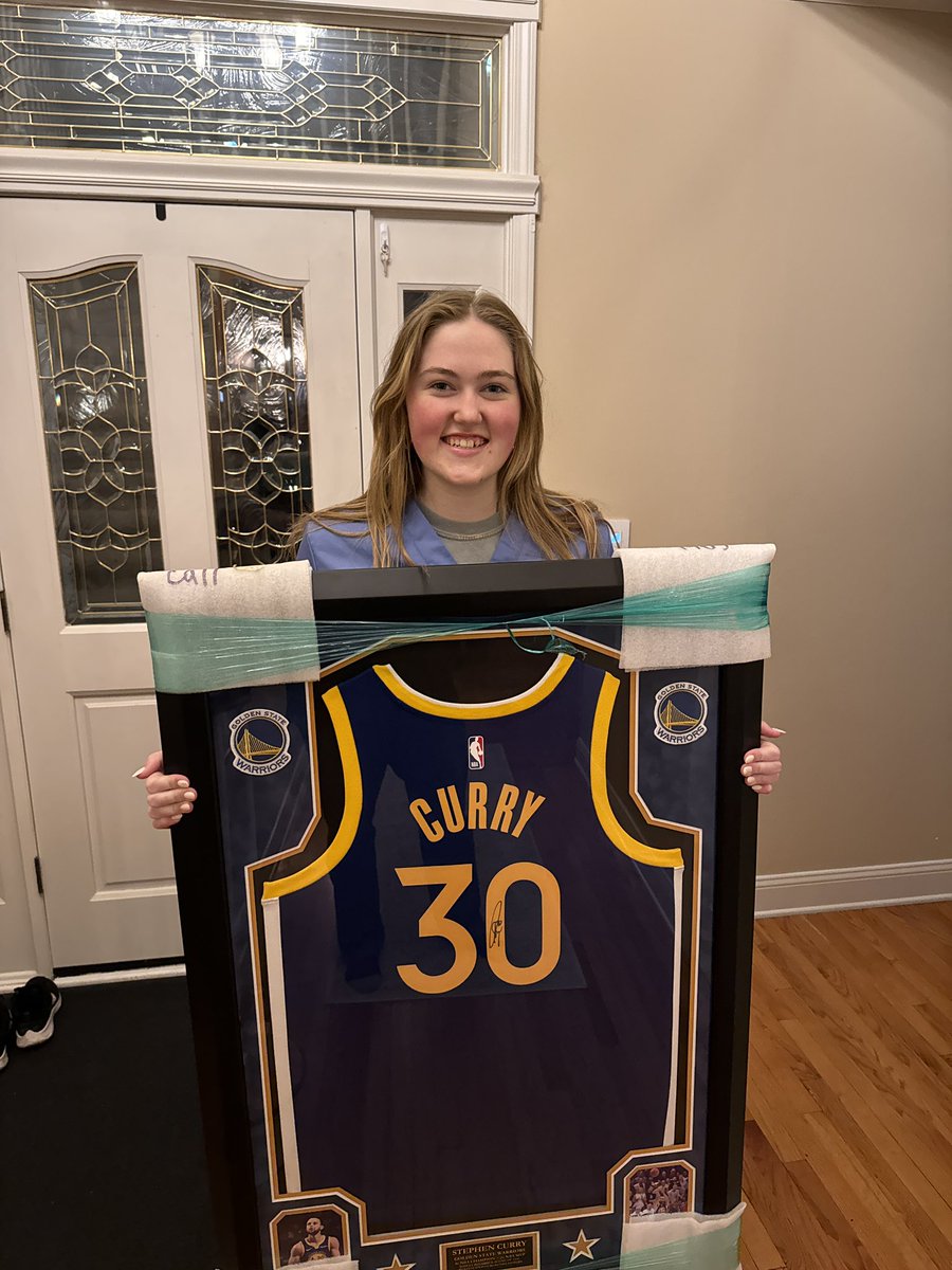 <a href="/CeceCall2025/">Cece Call</a> is excited to get this back to hang on her wall.   

Thanks <a href="/warriors/">Golden State Warriors</a> and  <a href="/StephenCurry30/">Stephen Curry</a> for supporting <a href="/hardystrongnfp/">HardyStrong Foundation</a> 

#HardyStrong
#writeyourownstory

<a href="/Wallstars918/">Wallstars Framing</a>
