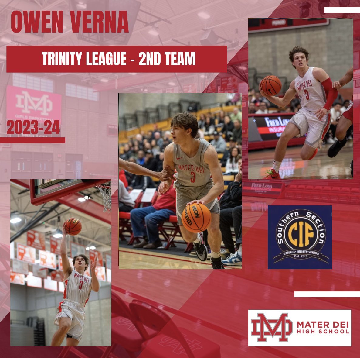 Trinity League - 2nd Team 🦁🏀 @owenverna2 @FrankieBur @SteveFryer