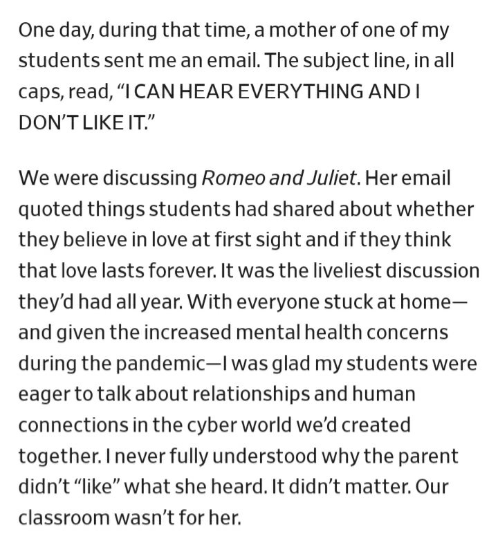 destructionset's tweet photo. i would encourage everyone to actually read the article because there are some deeply concerning examples provided, and this is just from the experience of this one teacher https://t.co/sl6xpeQFaL