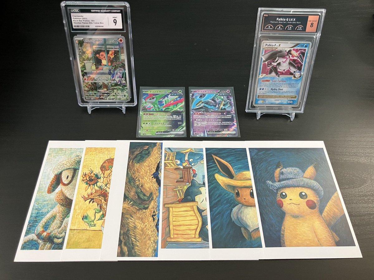 EandLRips's tweet photo. It’s March giveaway time‼️
Partnering up with @reign_151 on this awesome giveaway!

One lucky follower taking everything pictured below👇👀

To enter:
Follow - @reign_151 and @lMuczko 
Like❤️
Retweet🔁
Tag a Poké friend👥

Winner announced on X March 31st!
#pokemon #Giveaway https://t.co/saix647ePT