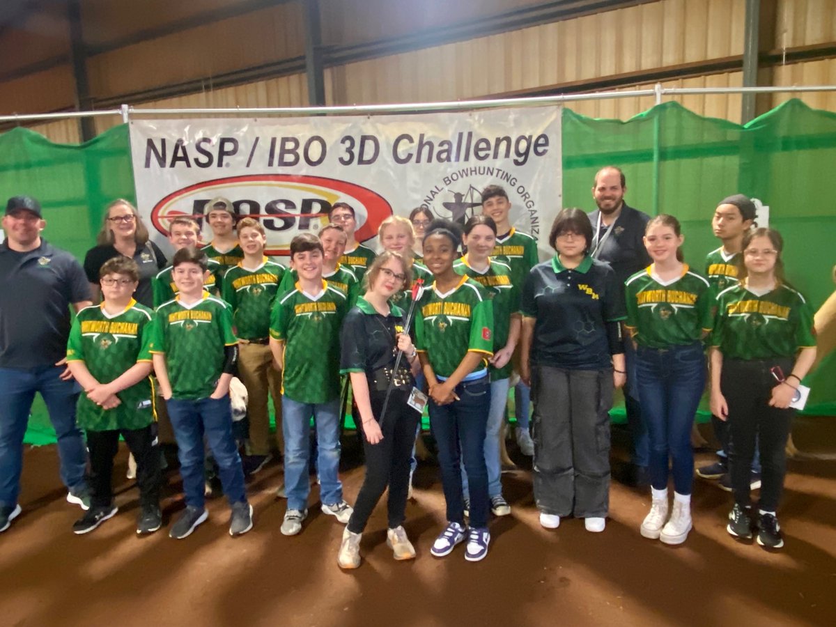 WBMS_Archery's tweet photo. Congratulations archers for placing 3rd place in both 3D and Bullseye at the 2024 State Archery Tournament!! Shout out to Emmett Rigsby for placing 4th overall in middle school males! https://t.co/1Fz9GxEo45